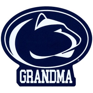 magnet with Penn State Athletic Logo above Grandma